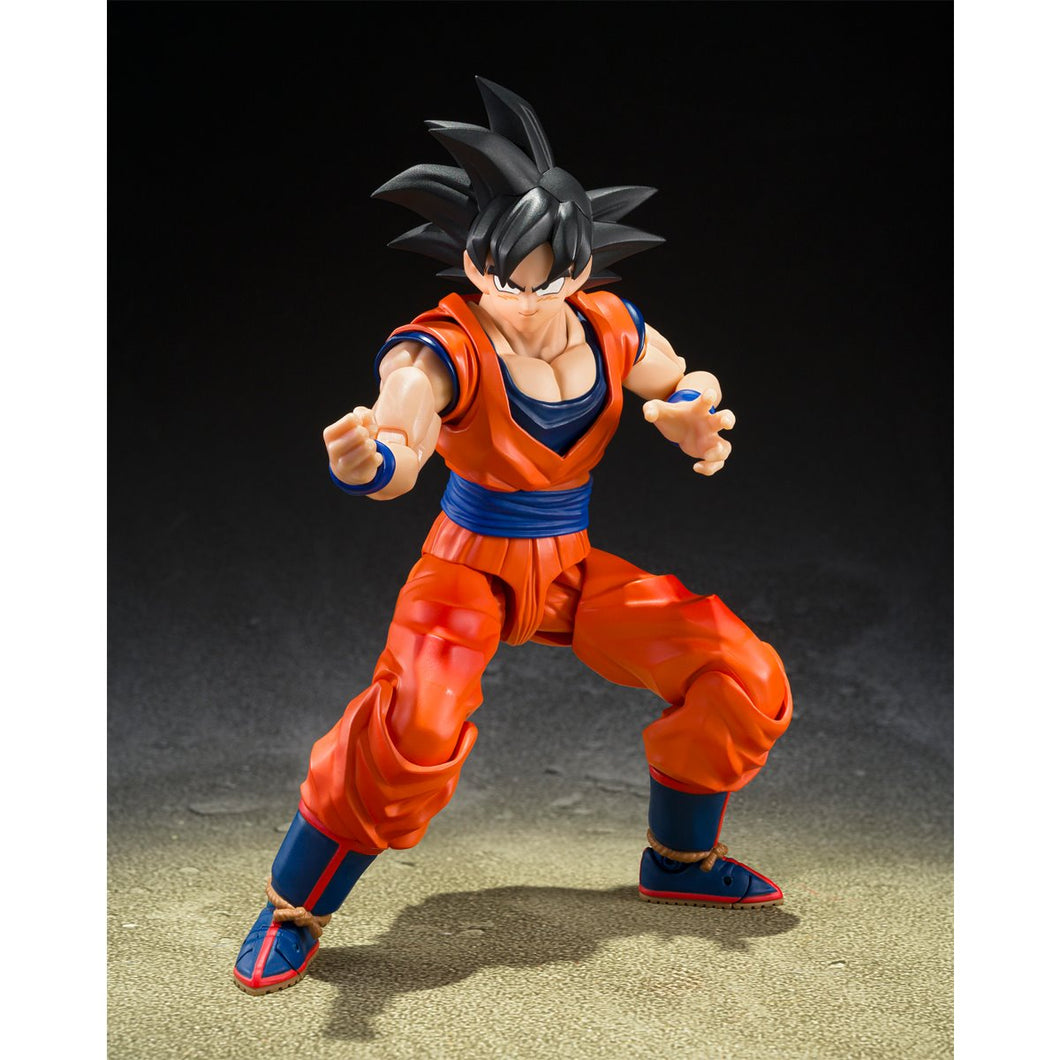 Dragon Ball Z Son Goku The Kind-Hearted Saiyan S.H.Figuarts Action Figure Maple and Mangoes