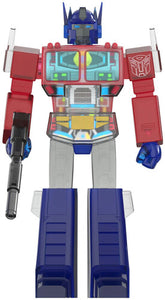 Super7 - Transformers - Super Cyborg - Optimus Prime Clear Red / Blue Maple and Mangoes