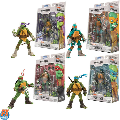 Teenage Mutant Ninja Turtles BST AXN 5-Inch Action Figure 4-Pack - San Diego Comic-Con 2023 Previews Exclusive Maple and Mangoes