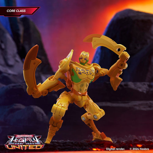 Transformers Generations Legacy United Core Beast Machines Cheetor Maple and Mangoes