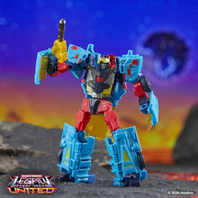 Load image into Gallery viewer, Transformers Legacy United Deluxe Class Cybertron Universe Hot Shot Maple and Mangoes
