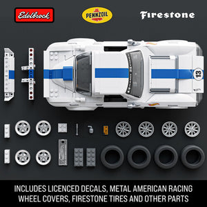 Mattel Brick Shop - Hot Wheels Elite Series Building Set: Corvette, Includes 1 Collectible Diecast Car, 918 Piece Collectible Building Toy Set Maple and Mangoes