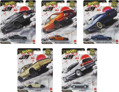 Hot Wheels 1:64 Premium Car Culture Japan Historics Case of 5  Maple and Mangoes