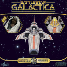 Load image into Gallery viewer, Battlestar Galactica Colonial Viper Mk I Electronic Vehicle With Lieutenant Boomer Action Figure  Maple and Mangoes
