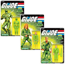 Load image into Gallery viewer, G.I. Joe - Reaction+ Figures - Joe (Glow Patrol Green) 3-Pack Maple and Mangoes
