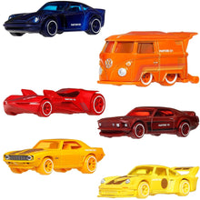 Load image into Gallery viewer, Hot Wheels Silver Series Pantone Sunset Race Mix 1 Vehicle Case of 6 Maple and Mangoes
