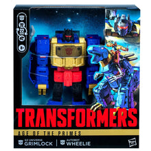 Load image into Gallery viewer, Transformers Generations Age of the Primes Leader G2 Universe Grimlock and Autobot Wheelie (Pre-order)*
