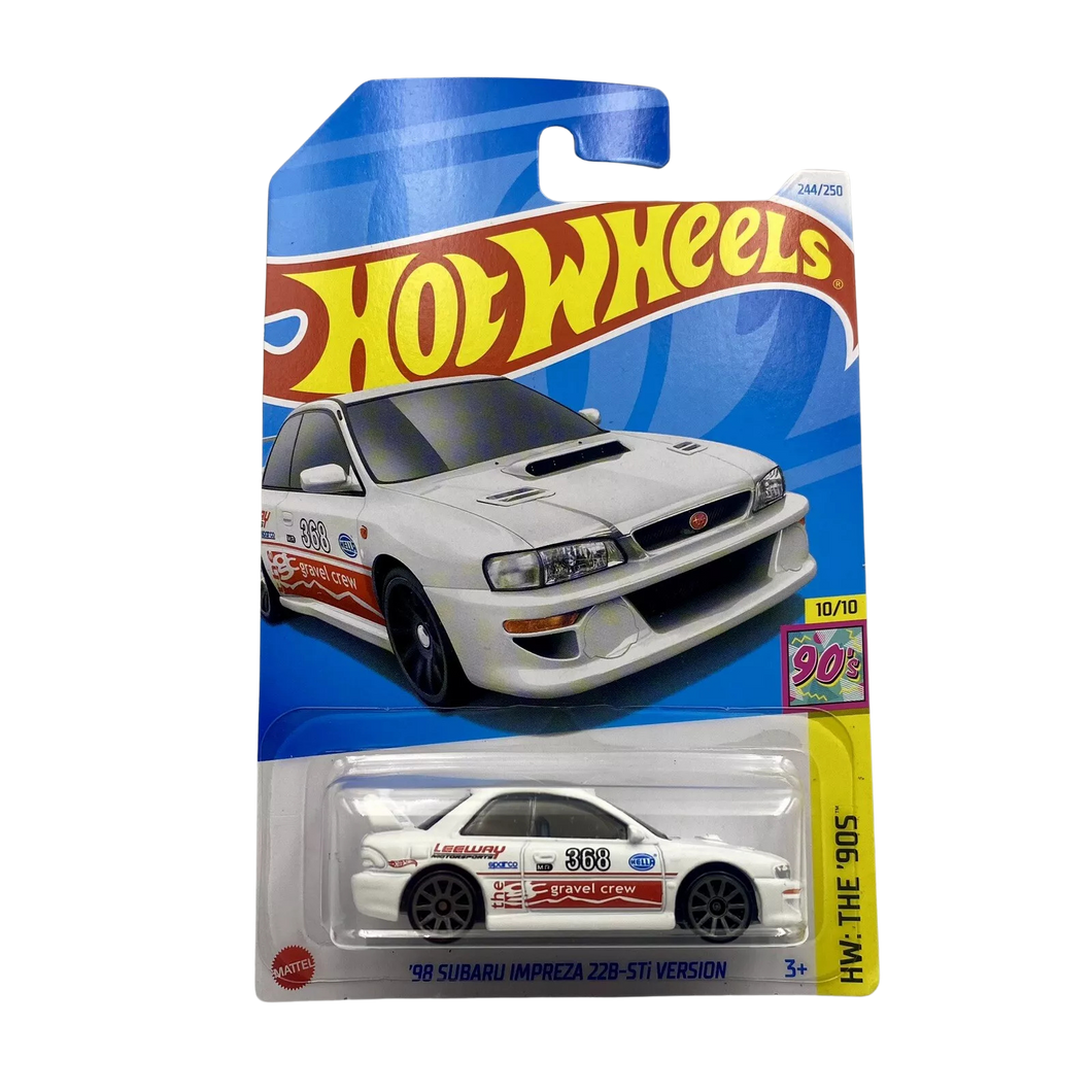 Hot Wheels ‘98 Subaru Impreza 22-B STi Version - HW The ‘90s Maple and Mangoes