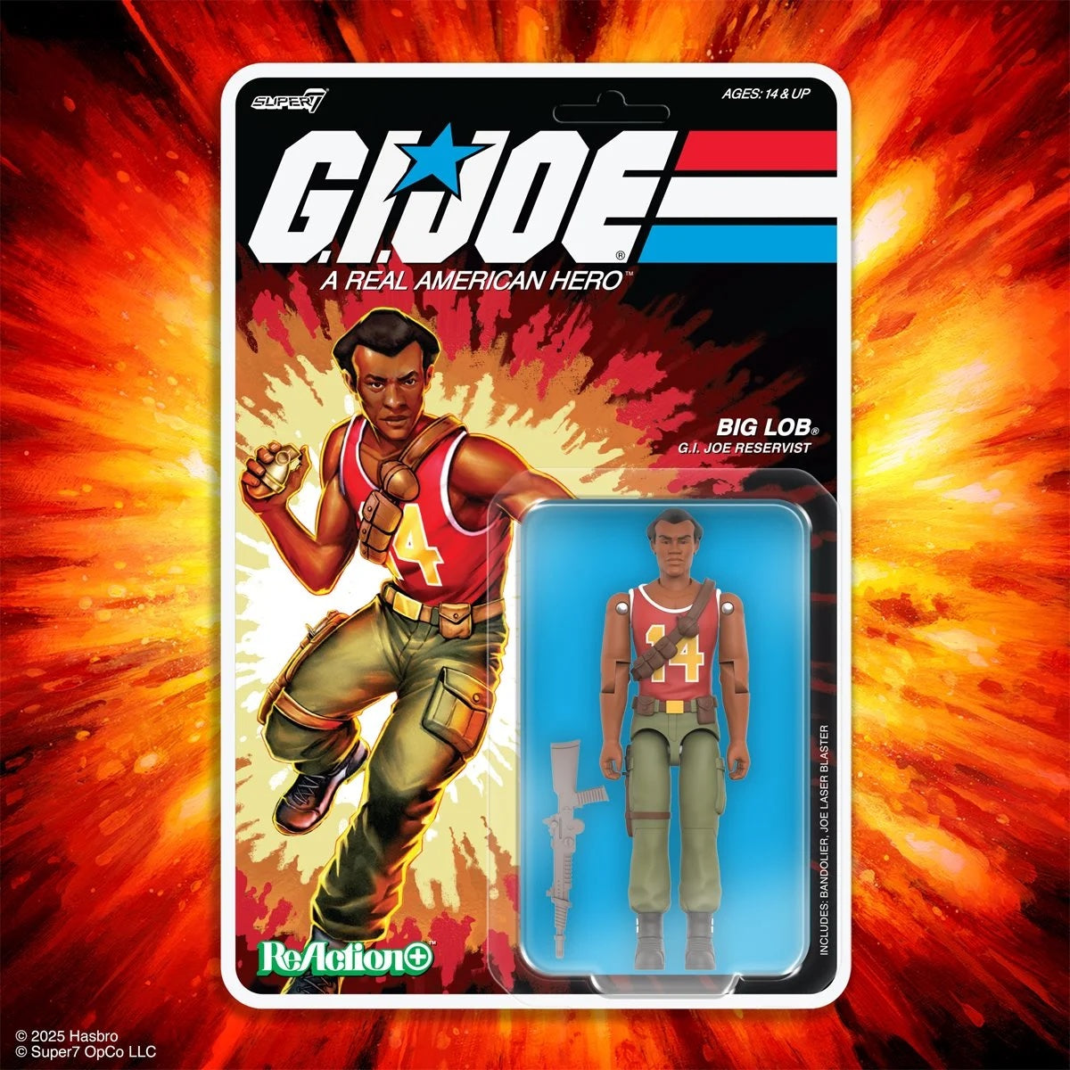 G.I. Joe Big Lob (Movie) 3 3/4-Inch ReAction+ Figure – Maple and