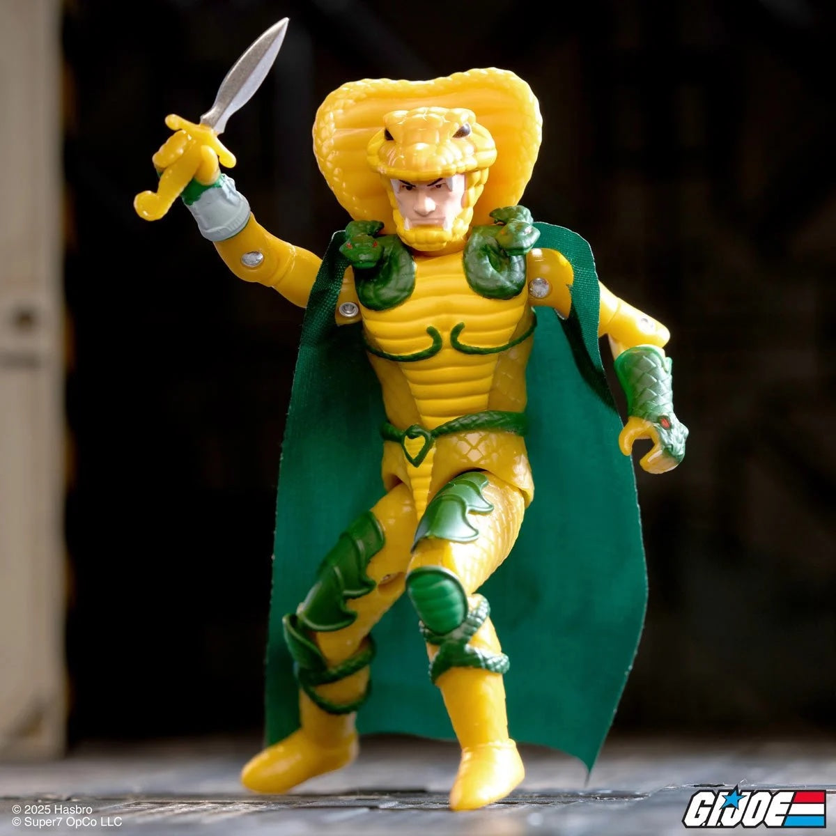 Super 7 Reaction O Ring Figure G.I. Joe Serpentor Cartoon Version