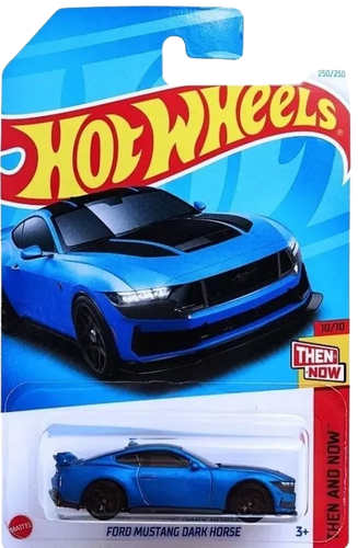 Hot Wheels Ford Mustang Dark Horse Blue #250 Maple and Mangoes