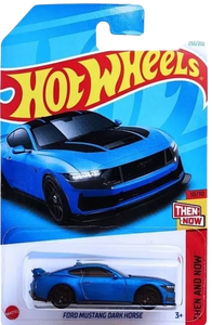 Hot Wheels Ford Mustang Dark Horse Blue #250 Maple and Mangoes