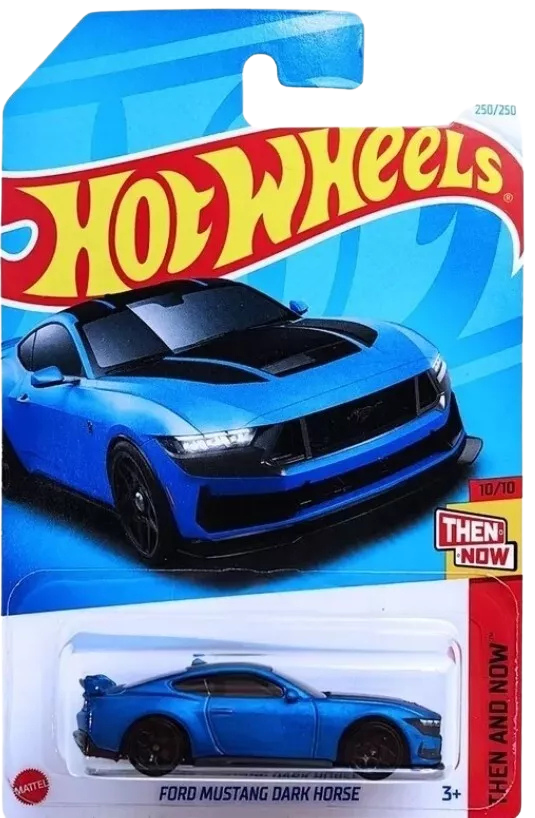 Hot Wheels Ford Mustang Dark Horse Blue #250 Maple and Mangoes