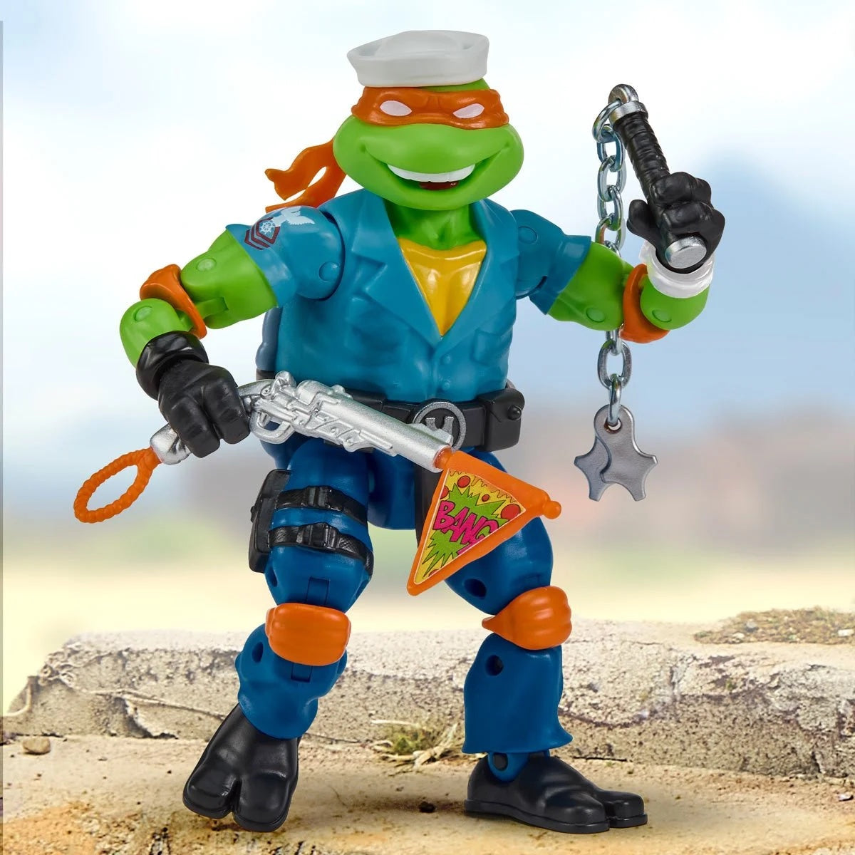Teenage Mutant Ninja Turtles x G.I. Joe Mikey x Shipwreck Action
