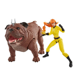 Inhumans Marvel Legends Series Crystal and Lockjaw Deluxe 6-Inch Action Figures Maple and Mangoes