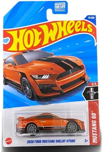 Hot Wheels 2020 Ford Mustang Shelby GT500 - Mustang 60 2/5 [Orange] 73/250 Maple and Mangoes