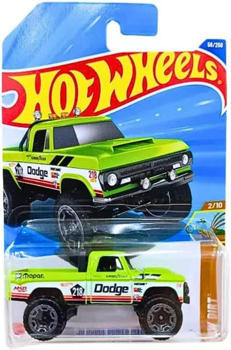 Hot Wheels '70 Dodge Power Wagon, HW Dirt 2/10 [Green] 56/250 Maple and Mangoes