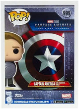 Load image into Gallery viewer, Captain America with Prototype Shield Pop! Vinyl Figure - Entertainment Earth Exclusive (Subtandard Grade Box)
