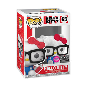 Funko Pop! Hello Kitty Flocked Hipster Nerd Maple and Mangoes