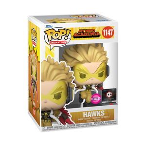 Funko Pop! Chalice Exclusive: My Hero Academia: Hawks (Flocked) #1147 Maple and Mangoes