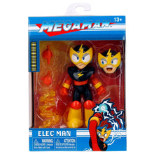 Load image into Gallery viewer, Mega Man 1:12 Scale Wave 2 Elec Man Action Figure Maple and Mangoes
