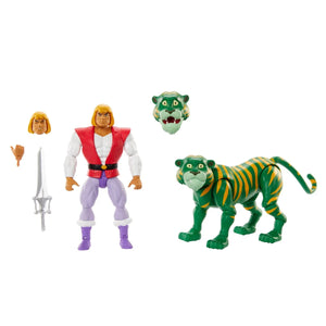 Masters of the Universe Origins Prince Adam and Cringer Action Figure 2-Pack Maple and Mangoes