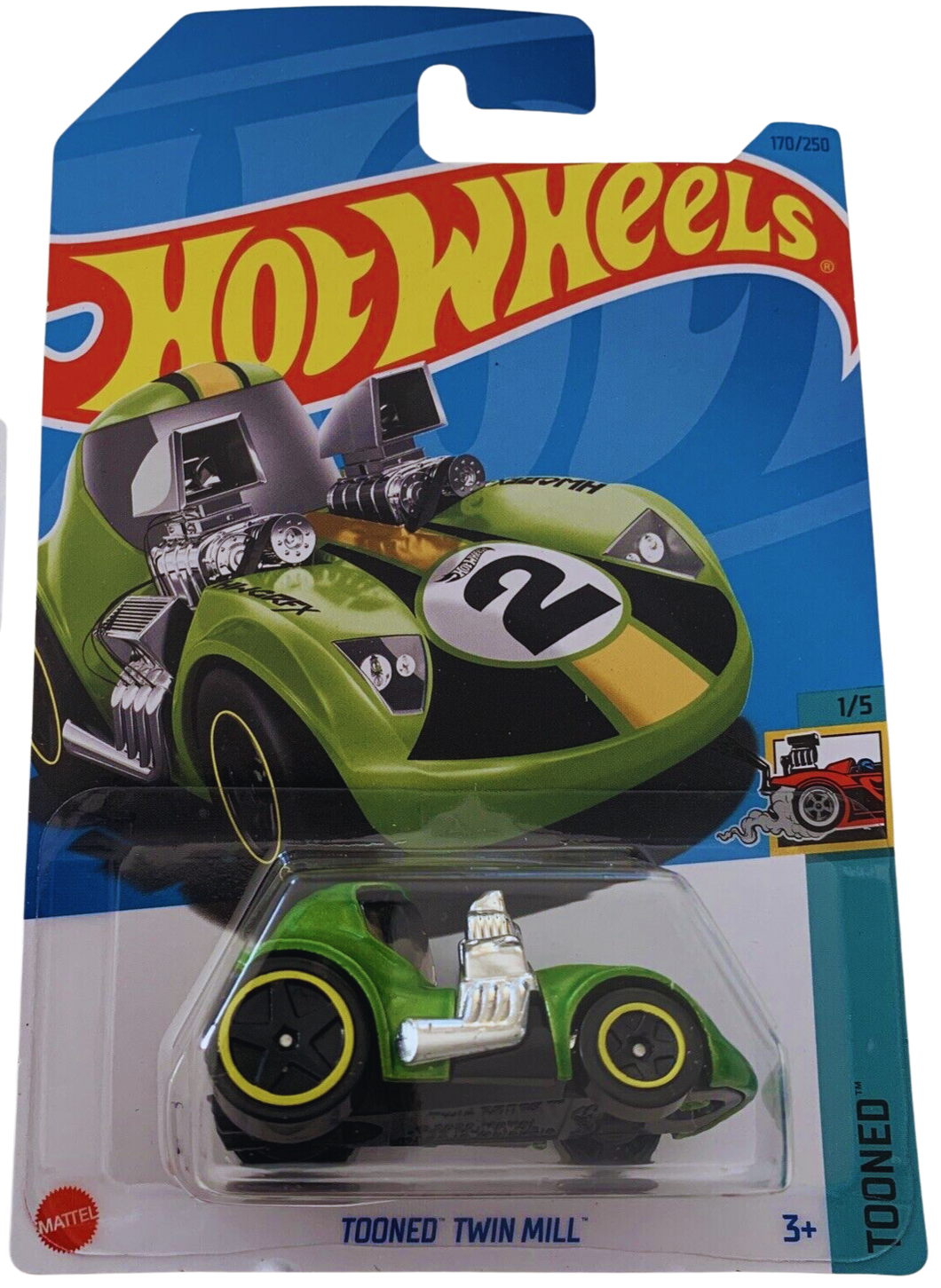 Hot Wheels 2023 Tooned Twin Mill HW Tooned Maple and Mangoes