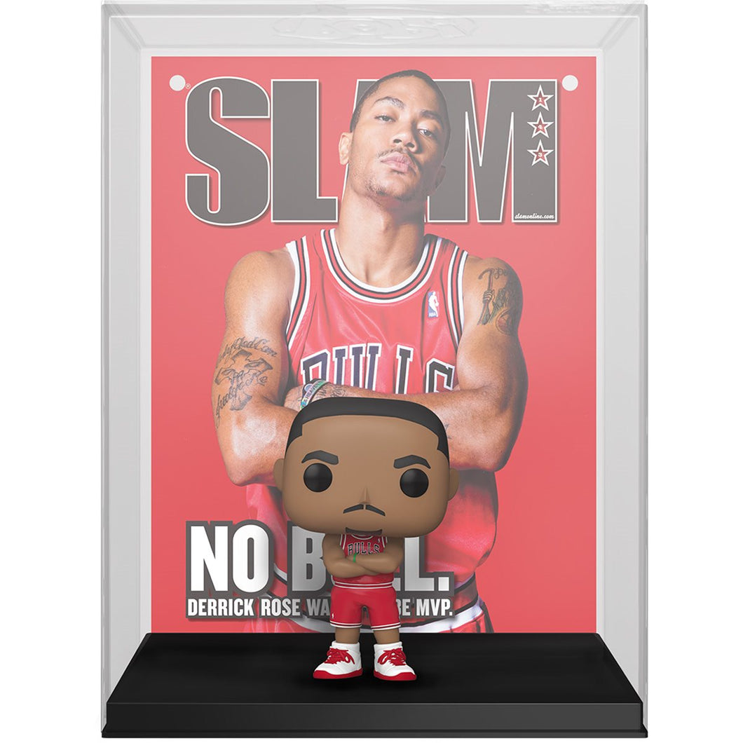 NBA SLAM Derrick Rose Funko Pop! Cover Figure #11 with Case Maple and Mangoes