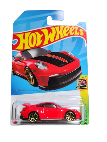 2023 Hot Wheels Porsche 911 GT3 - 1:64 1/64 HW Exotics 2/10 Red Maple and Mangoes