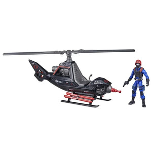 G.I. Joe Retro Collection Cobra F.A.N.G. Toy Vehicle with 3.75-Inch-Scale Cobra Pilot Figure Maple and Mangoes