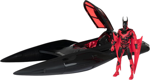 DC Multiverse Batman & Batmobile (Batman Beyond) Gold Label Vehicle with Lights and Sound McFarlane Toys Maple and Mangoes
