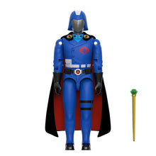 Load image into Gallery viewer, G.I. Joe Cobra Commander (Movie, Black Cape) 3 3/4-Inch ReAction+ Figure Maple and Mangoes
