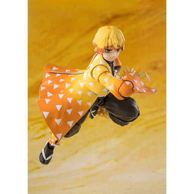 Demon Slayer: Kimetsu No Yaiba Zenitsu Agatsuma S.H.Figuarts Action Figure Maple and Mangoes