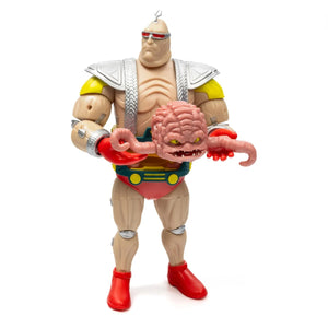 Teenage Mutant Ninja Turtles BST AXN Best of Krang Comic Book & 8-Inch XL Action Figure Set Maple and Mangoes