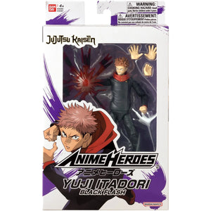 Jujutsu Kaisen Anime Heroes Yuji Itadori Black Flash Version Action Figure Maple and Mangoes