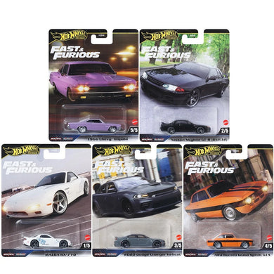 Hot Wheels Fast and Furious 2025 Mix 2 Vehicle Case of 5 Maple and Mangoes