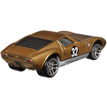 Load image into Gallery viewer, Hot Wheels Vintage Racing 2024 Mix 1 Vehicle &#39;71 Lamborghini Miura SV Maple and Mangoes
