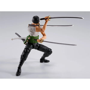 One Piece Roronoa Zoro Romance Dawn S.H.Figuarts Action Figure Maple and Mangoes