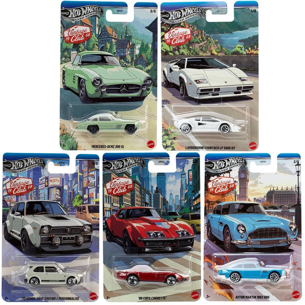 Hot Wheels Vintage Racing 2026 Mix 3 National Icons Vehicle Case