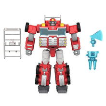 Load image into Gallery viewer, Transformers Age of the Primes Voyager Class Rescue Bot Heatwave Maple and Mangoes
