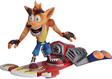 Load image into Gallery viewer, Crash Bandicoot 7&quot; Figures - Deluxe Crash Bandicoot w/ Hoverboard Maple and Mangoes
