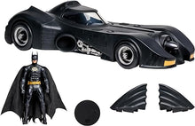 Load image into Gallery viewer, McFarlane Toys - DC Multiverse Batman &amp; Batmobile Gold Label 2pk (1989), Gold Label, Amazon Exclusive Maple and Mangoes
