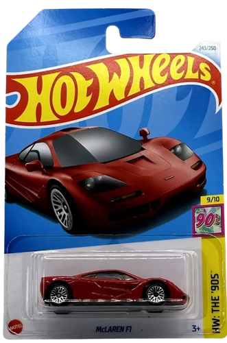 Hot Wheels HW: The '90s 9/10 McLaren F1 Red Maple and Mangoes