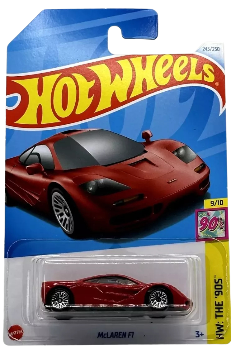 Hot Wheels HW: The '90s 9/10 McLaren F1 Red Maple and Mangoes