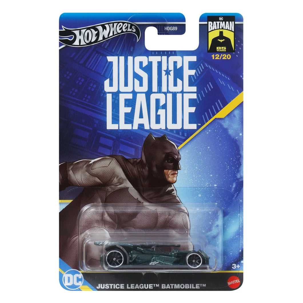 Hot Wheels Batman Themed 2024 Mix 3 Batman Batmobile (Justice League Movie) Maple and Mangoes