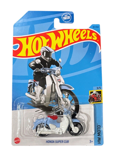 Hot Wheels Moto Honda Super Cub Blue Maple and Mangoes