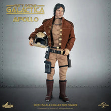 Load image into Gallery viewer, Battlestar Galactica Captain Apollo 1:6 Scale Action Figure Maple and Mangoes
