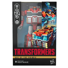 Load image into Gallery viewer, Transformers Age of the Primes Voyager Class Rescue Bot Heatwave Maple and Mangoes
