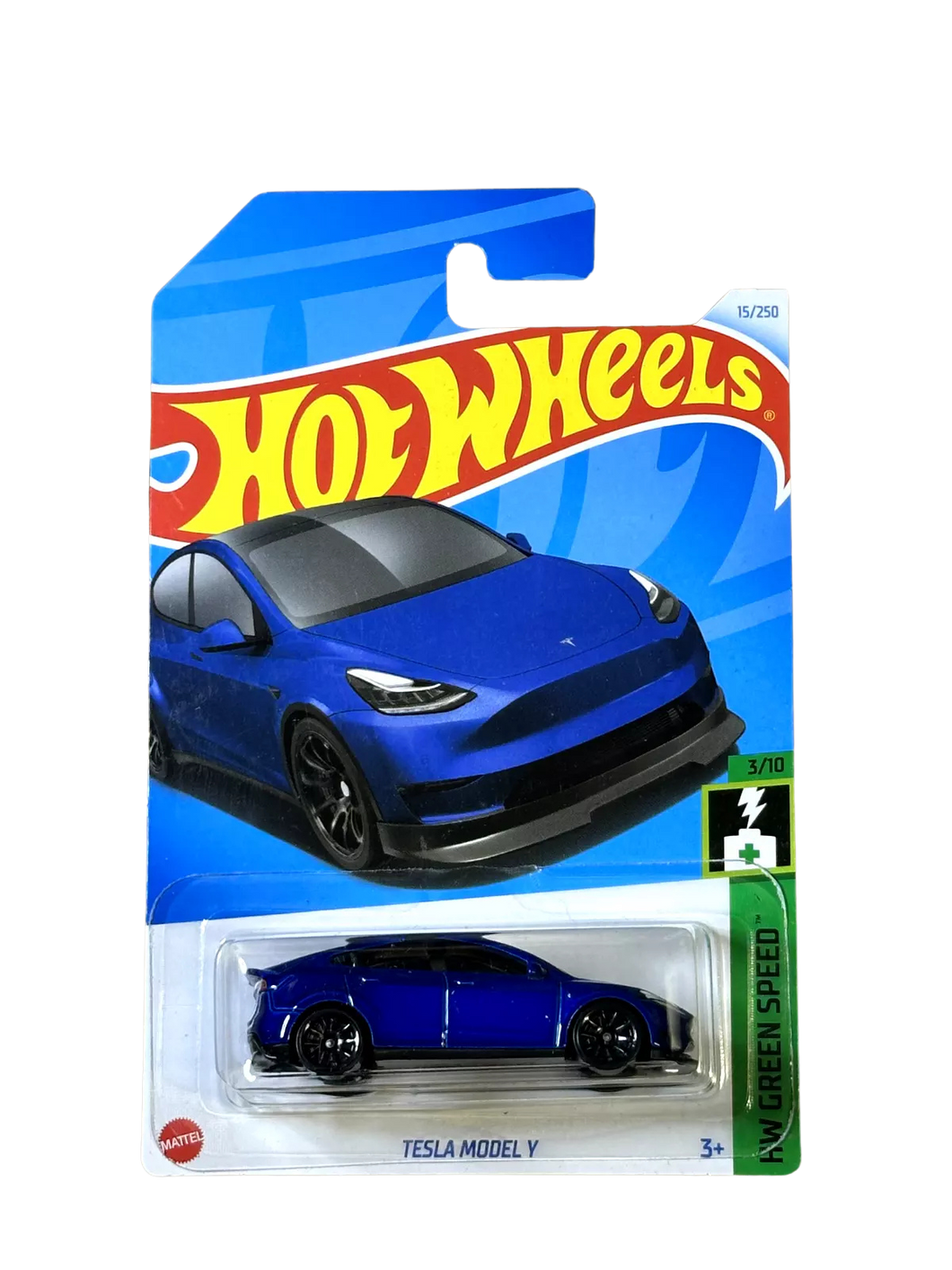 2024 Hot Wheels HW Green Speed #3/10 Tesla Model Y Blue