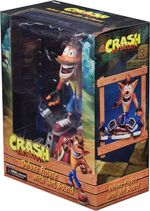 Crash Bandicoot 7" Figures - Deluxe Crash Bandicoot w/ Hoverboard Maple and Mangoes